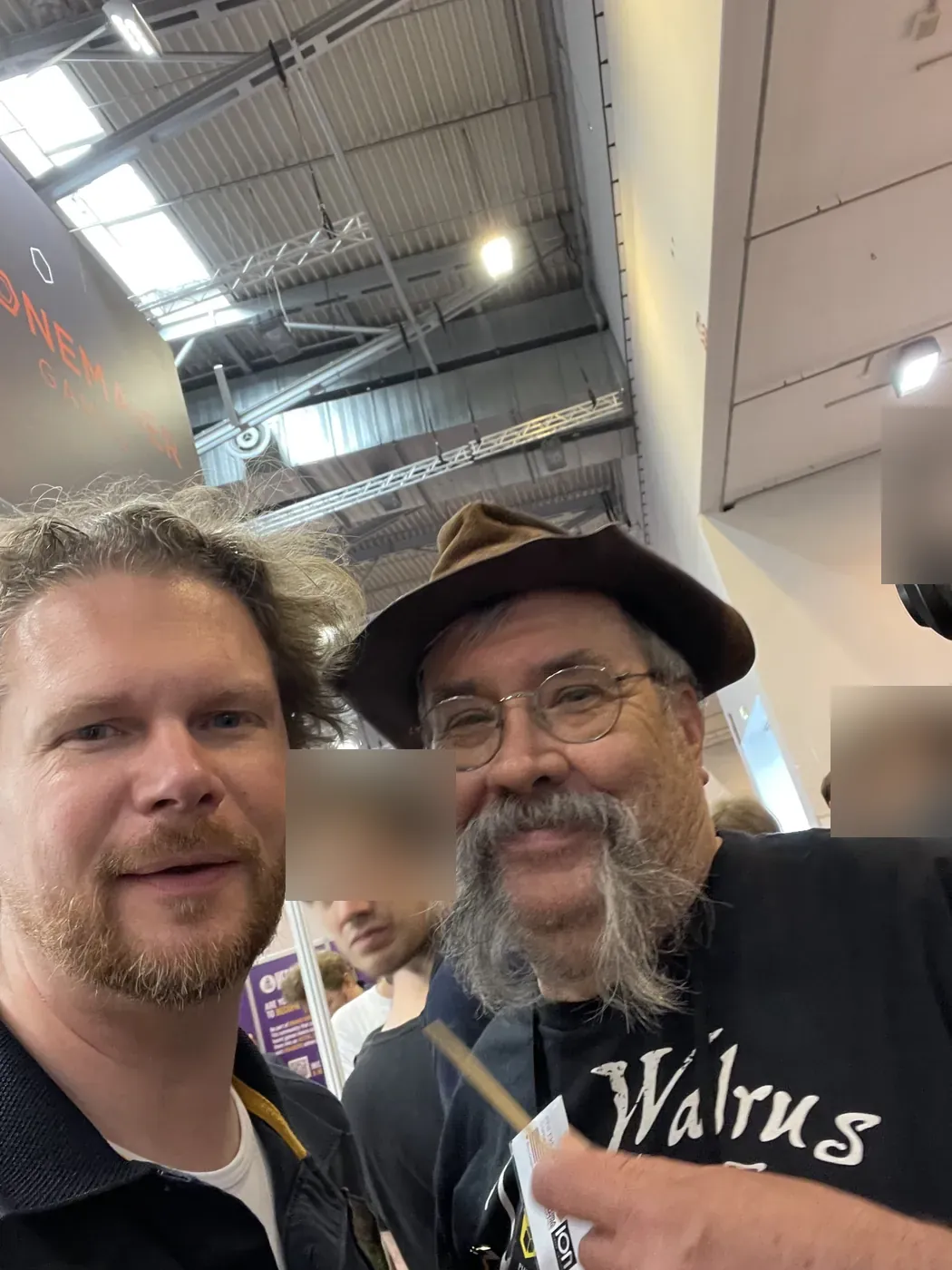 Selfie met Phil Eklund met hoed